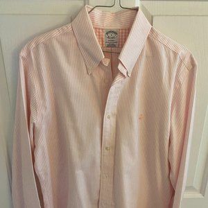 Brooks Brothers Regent Fit Pink Shirt (Size M)